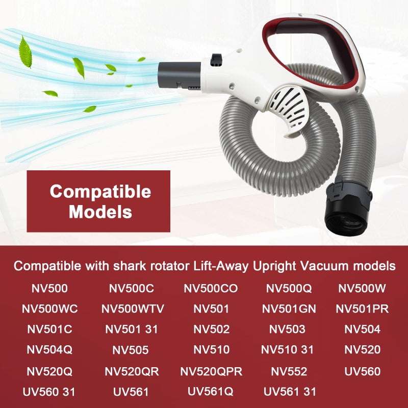 Yonice Replacement Hose Handle Compatible for Shark Rotator Lift-Away Vacuum NV500 NV501 NV502 UV560 NV505 NV501c NV520QPR NV520QR NV550 NV520 - Image 2
